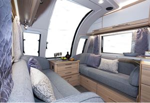 The Bailey Unicorn Vigo caravan lounge