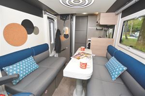 The interior of the Chausson X550 Exclusive Line