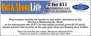 motorhome show ticket offer voucher