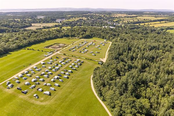 The Club's Beaulieu pop-up site returns for 2023 (photo courtesy of the Caravan and Motorhome Club)