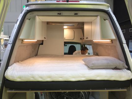 fixed rear bed van conversion