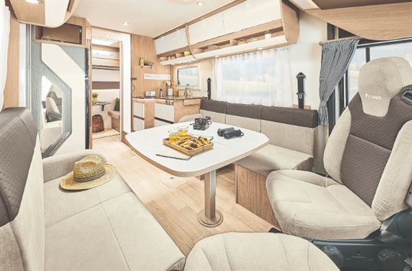 Itineo SC700 Motorhome interior with Bunk Beds