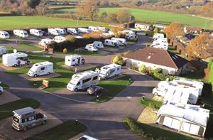 Another overview of Wells Touring Park (photo courtesy of Wells Touring Park)