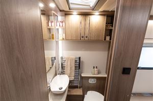 The storage space in the washroom