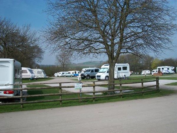 The site is neat and tidy with hardstanding pitches available
