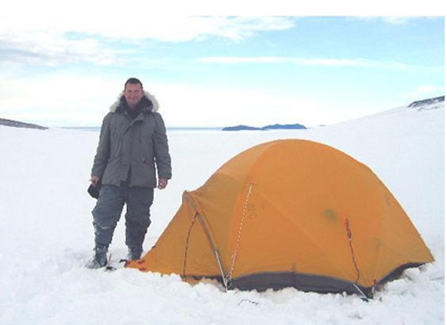 camping in antarctica