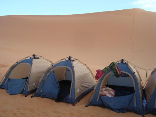 Camping in Libya