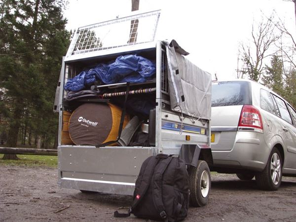 A trailer can be an excellent way to fit in all your camping gear