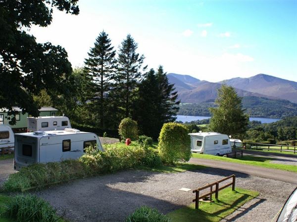 Campsites in Cumbria - Keswick - Castlerigg Hall Caravan & Camping Park ...