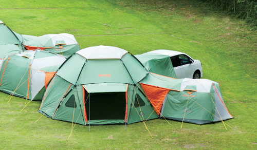 Decagon tent