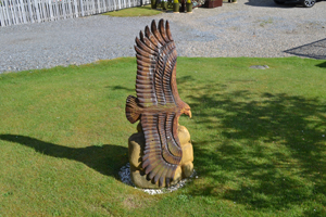 Interesting sculpture at Grantown on Spey 