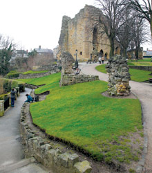 Knaresborough castle grounds