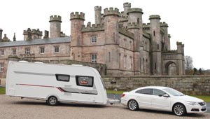 Lowther Castle with Caravan magazine