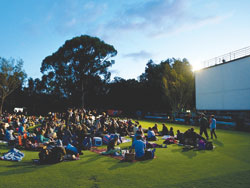 Visit an outdoor cinema