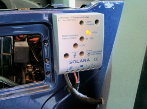 Solar panel regulator