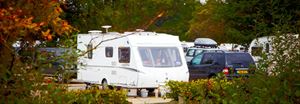 Caravan Club temporary campsite for NEC show 2014