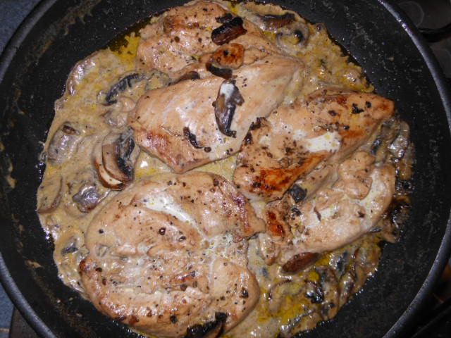 Recipe for pheasant in a cognac and cream sauce