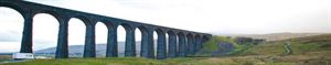 Caravan magazine on tour at Ribblehead Viaduct