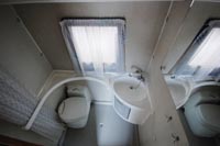 Rimor Kayak motorhome washroom