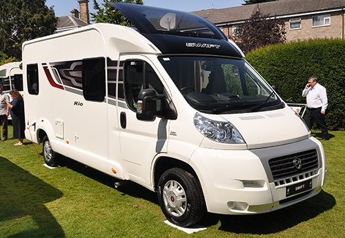 Swift's 2015 Rio is similar sizes to a van conversion