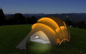 Solar tent