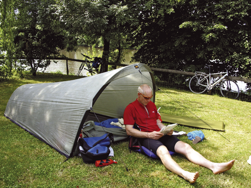 cycle camping for beginners