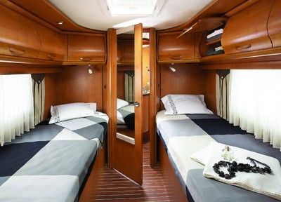 Fixed Single Beds Motorhome Layouts, Motorhome With King Size Bed