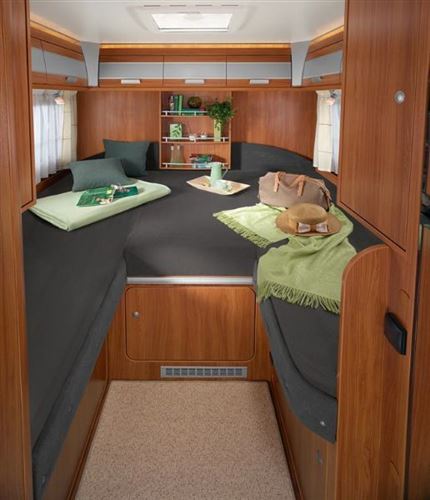 Fixed Single Beds Motorhome Layouts, Motorhome With King Size Bed Uk