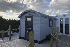 Glamping pod at the Parkland site (picture courtesy of Parkland)
